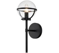Elstead Lighting Hollis lampada da parete 1x40 W nero HK-HOLLIS1-C-BK-BATH