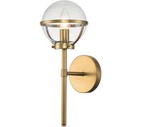 Elstead Lighting Hollis lampada da parete 1x40 W ottone HK-HOLLIS1-C-HB-BATH