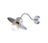 Elstead Lighting Klampenborg lampada a parete, E27, KLAMPENBORG-PIR-SIL, Klampenborg [Lampade per Esterni > Lampade a Parete]