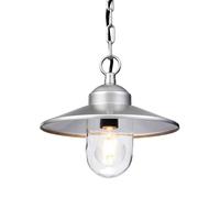 Elstead Lighting Klampenborg lampada sospesa 1x60 W argento KLAMPENBORG8