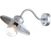 Elstead Lighting Klampenborg lampada da parete per esterni 1x60 W argento KLAMPENBORG-PIR-SIL