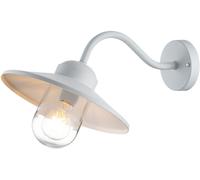 Elstead Lighting Klampenborg lampada a parete, E27, KLAMPENBORG-WHT, Klampenborg [Lampade per Esterni > Lampade a Parete]