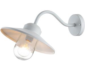 Elstead Lighting Klampenborg lampada da parete per esterni 1x60 W bianco KLAMPENBORG-WHT