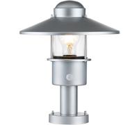 Elstead Lighting Klampenborg lampada da terra per esterni 1x60 W argento KLAMPENBORG-PED-PIR-SIL