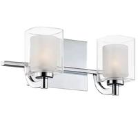 Elstead Lighting Kolt lampada da parete 2x3 W cromo QZ-KOLT2-PC-BATH