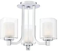 Elstead Lighting Kolt lampada da soffitto 3x3 W cromo QZ-KOLT-SF-PC-BATH