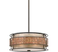 Elstead Lighting Lampada a sospensione Laguna QZ-LAGUNA-P 4x60 W Rame