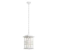 Elstead Lighting Lampada A Sospensione Da Esterno In Vetro Bianco IP44 H 29,9 cm