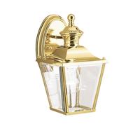 Elstead Lighting Lampada Da Parete Antik In Ottone Con Vetro IP44 H 26,3 Cm [EEK: Non valutato]