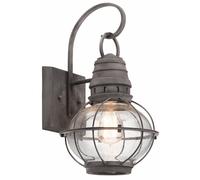 Elstead Lighting Lampada Da Parete Esterna IP44 Vintage In Metallo Nero 40,5 cm [EEK: Non valutato]