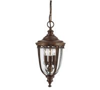Elstead Lighting Lampada Sospesa Esterna Catena Lanterne Bronzo 3 Luci Ø21,6 cm
