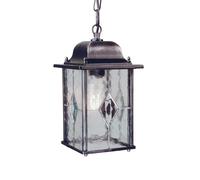 Elstead Lighting Lampione a catena da esterno, Nera/Argento, 34 cm, IP23 [EEK: Non valutato]