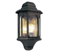 Elstead Lighting Lanterna Lampada Parete da Esterno in Alluminio Nero H 38 cm