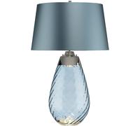 Elstead Lighting Lena lampada da tavolo 2x60 W blu LENA-TL-L-BLUE