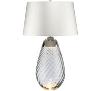 Elstead Lighting Lena lampada da tavolo 2x60 W satinato LENA-TL-L-SMOKE-OWSS