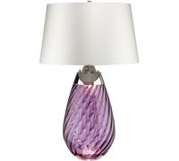 Elstead Lighting Lena lampada da tavolo 2x60 W viola-satinato LENA-TL-L-PLUM-OWSS