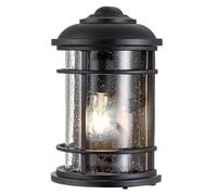 Elstead Lighting Lighthouse lampada da parete per esterni 1x60 W nero FE-LIGHTHOUSE-7-BLK