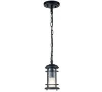 Elstead Lighting Lighthouse lampada sospesa 1x60 W nero FE-LIGHTHOUSE8-S-BLK