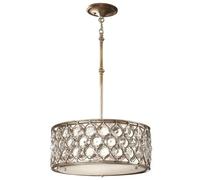 Elstead Lighting Lucia lampada sospesa 3x60 W argento FE-LUCIA-B