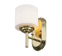 Elstead Lighting Malibu lampada a parete, G9, FE-MALIBU1-BATH-PB, Malibu [Lampade per Interni > Lampade a Parete]