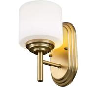 Elstead Lighting Malibu lampada da parete 1x3 W ottone FE-MALIBU1-BATH-BB