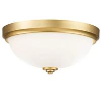 Elstead Lighting Malibu plafoniera 2x60 W ottone FE-MALIBU-F-BATH-BB
