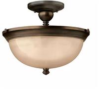 Elstead Lighting Mayflower lampada da soffitto 3x60 W marrone HK-MAYFLOWER-SF