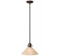 Elstead Lighting Mayflower lampada sospesa 1x60 W marrone HK-MAYFLOWER-P-B