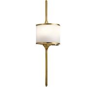 Elstead Lighting Mona lampada da parete 2x3 W ottone KL-MONA-S-NBR