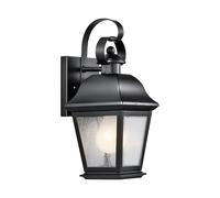 Elstead Lighting Mount Vernon lampada a parete E27, KL-MOUNT-VERNON2-S-BK, Mount Vernon [Lampade per Esterni > Lampade a Parete]