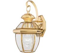 Elstead Lighting Newbury lampada da parete per esterni 1x60 W ottone QZ-NEWBURY2-S-PB