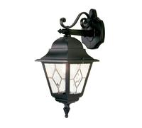 Elstead Lighting Applique da esterni Norfolk Down NR2-BLK E27 Nero IP43