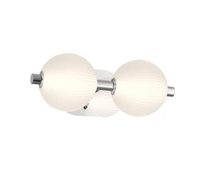 Elstead Lighting Palmas lampada a parete, LED 2 luci, QN-PALMAS-2W-PN, Palmas [Lampade per Interni > Lampade a Parete]