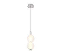 Elstead Lighting Palmas lampada a sospensione, LED 2 luci, QN-PALMAS-2MP-PN, gerippt Palmas [Lampade per Interni > Lampade a Sospensione]