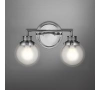 Quintiesse Applique da bagno Poppy, 2 luci, cromo Quintiesse