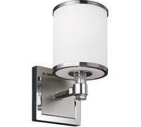 Elstead Lighting Prospect Park lampada da parete 1x60 W cromo-nichel FE-PROSPECT-PARK1