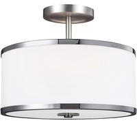 Elstead Lighting Prospect Park lampada sospesa 2x60 W cromo-nichel FE-PROSPECT-PARK-SF