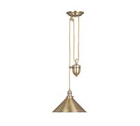 Elstead Lighting Provence lampada a sospensione, E27, PV-P-AGB, Provence [Lampade per Interni > Lampade a Sospensione]