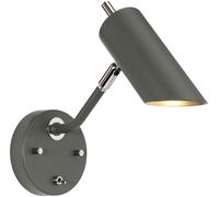 Elstead Lighting Quinto lampada da parete 1x8 W grigio-nichel QUINTO1-GPN