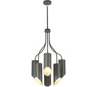 Elstead Lighting Quinto lampada sospesa 6x8 W grigio/cenere-nichel QUINTO6-GPN