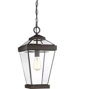 Elstead Lighting Ravine lampada sospesa 1x60 W marrone QZ-RAVINE8-L