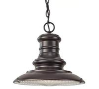Elstead Lighting Redding Station lampada sospesa 1x60 W marrone FE-REDDING8-M-RB