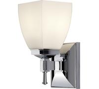 Elstead Lighting Shirebrook lampada da parete 1x3 W cromo BATH-SB1