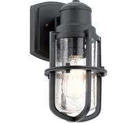 Elstead Lighting Suri lampada da parete per esterni 1x40 W nero KL-SURI-S