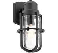 Elstead Lighting Suri lampada da parete per esterni 1x60 W nero KL-SURI-M