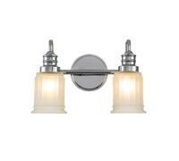 Elstead Lighting Swell lampada a parete, G9 2 luci, QZ-SWELL2-PC-BATH, Swell [Lampade per Interni > Lampade a Parete]