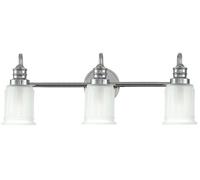 Elstead Lighting Swell lampada a parete, G9 3 luci, QZ-SWELL3-PC-BATH, Swell [Lampade per Interni > Lampade a Parete]