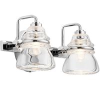 Elstead Lighting Talland lampada da parete 2x3 W cromo KL-TALLAND2-PC-BATH