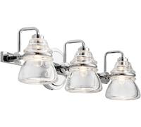 Elstead Lighting Talland lampada da parete 3x3 W cromo KL-TALLAND3-PC-BATH