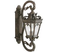 Elstead Lighting Tournai lampada da parete per esterni 4x60 W grigio-marrone KL-TOURNAI1G-L